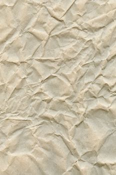 High resolution close-up of wrinkled brown paper texture suitable for backgrounds.. high, resolution, close