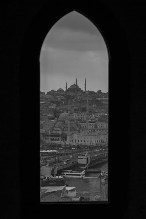 Fotos de stock gratuitas de arquitectura otomana, blanco y negro, ciudad