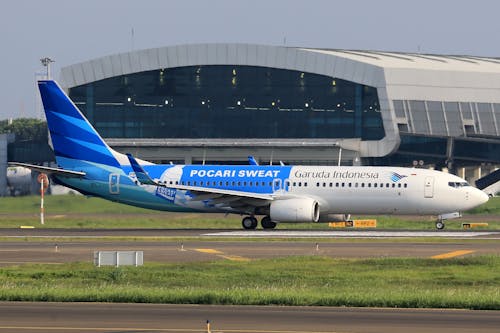 Garuda Indonesia Airplane at Airport