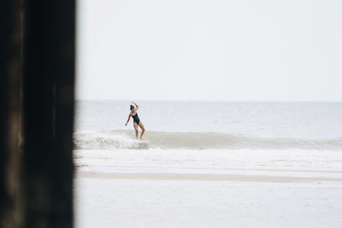 Surfer in Ocean