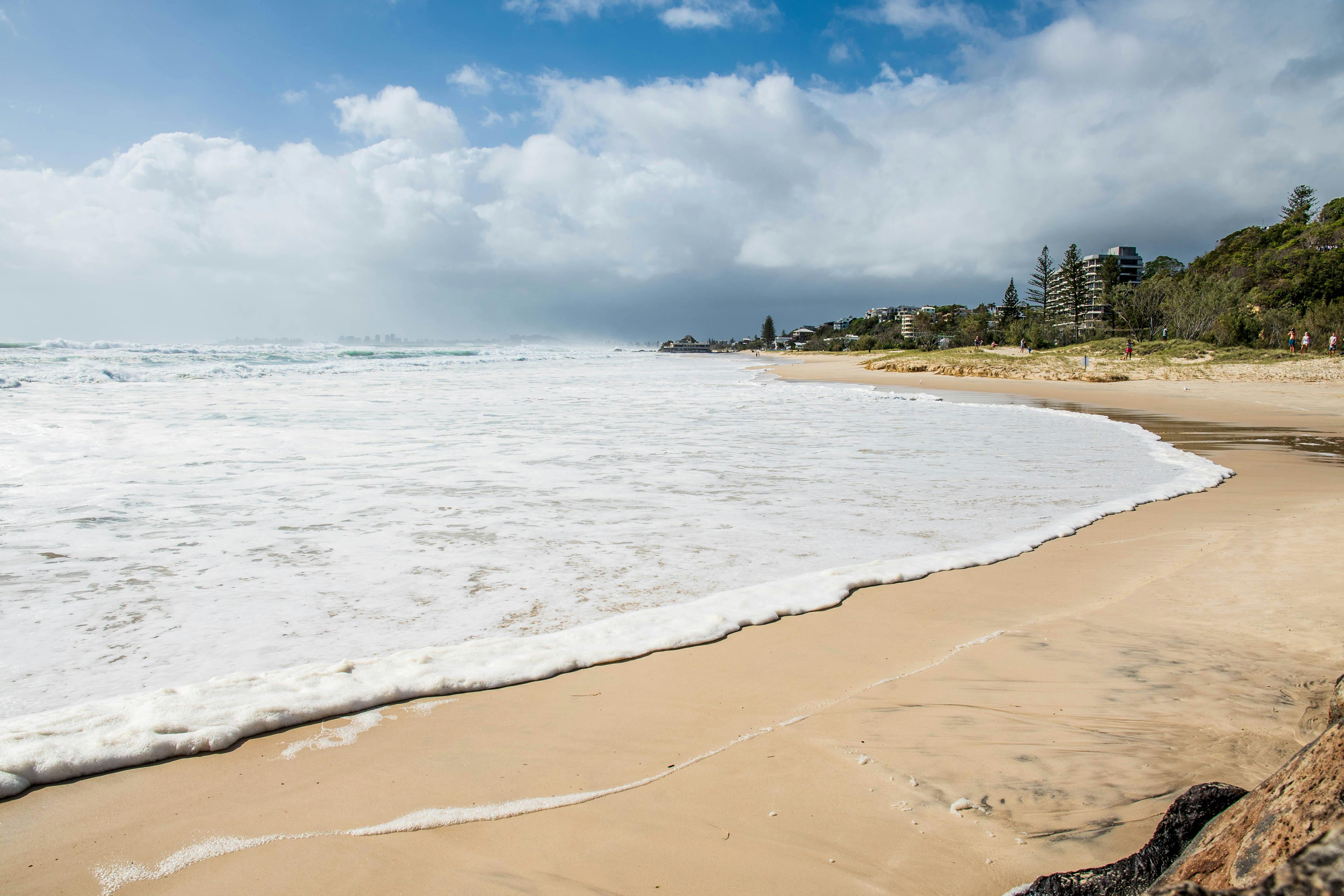 Photo of Sea Foam on Beach · Free Stock Photo