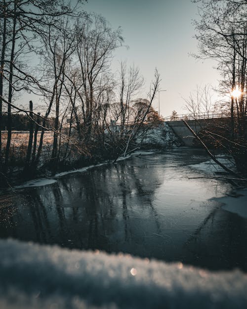 Ilmainen kuvapankkikuva tunnisteilla heijastus, kauneus luonnossa, lumi