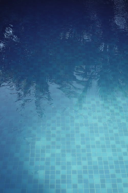 View of Clear Water in a Swimming Pool 