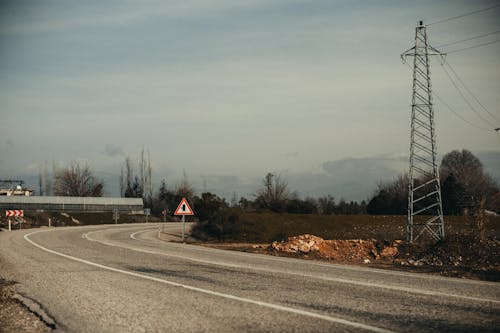 Imagine de stoc gratuită din asfalt, drum, indicator rutier