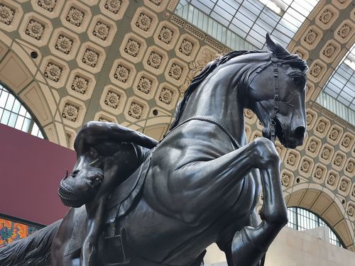 Free Cheval en Bronze - Musée - Paris Stock Photo