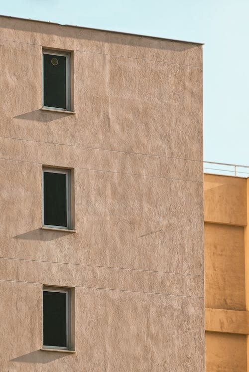 Exterior of an Apartment Block in City 