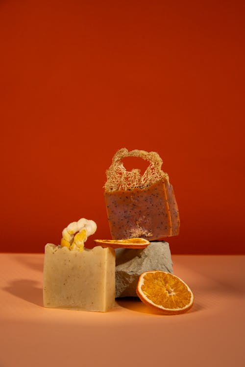 Organic Soaps in Irregular Shapes