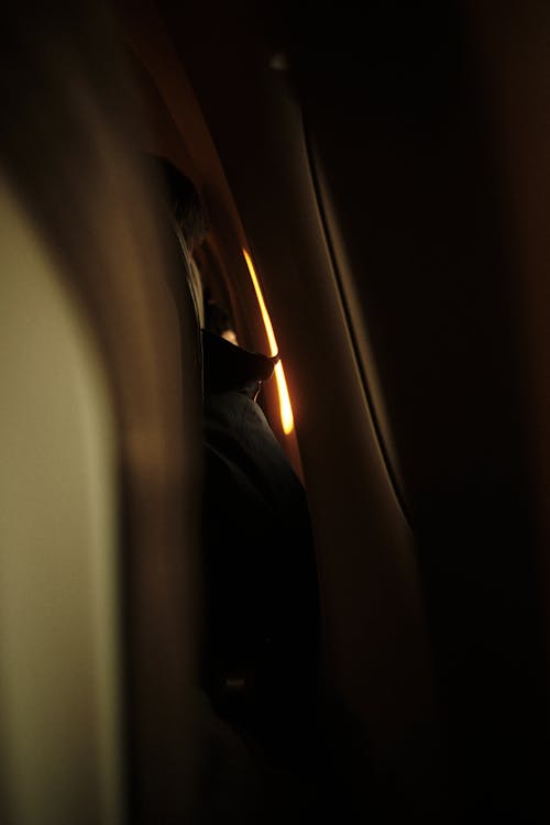 Immagine gratuita di aeroplano, interni, scuro