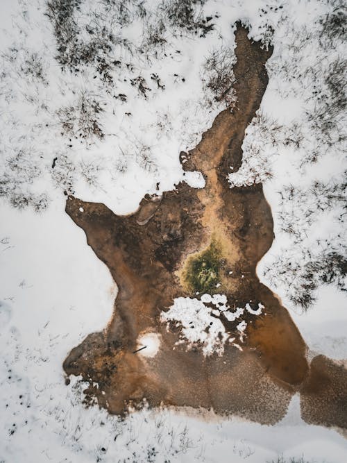 Fotos de stock gratuitas de congelado, fotografía aérea, frío