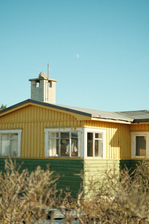 Clear Sky over House