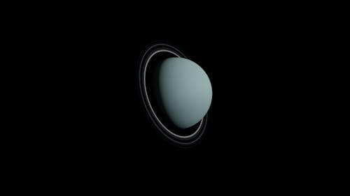 3D render of Uranus