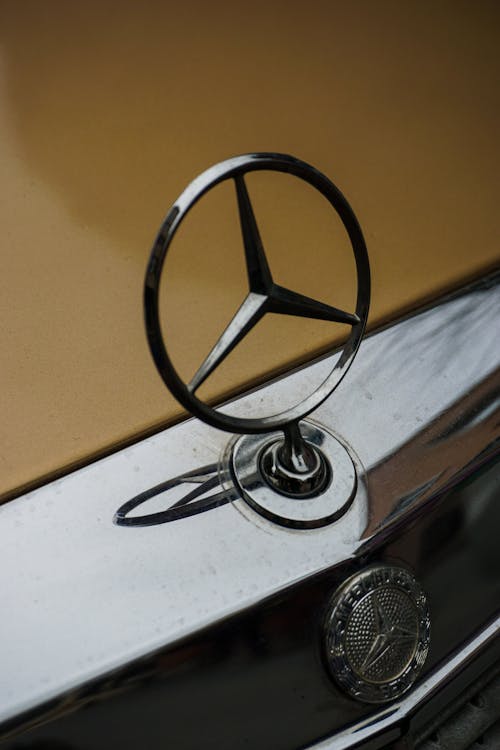 Mercedes Emblem on Car