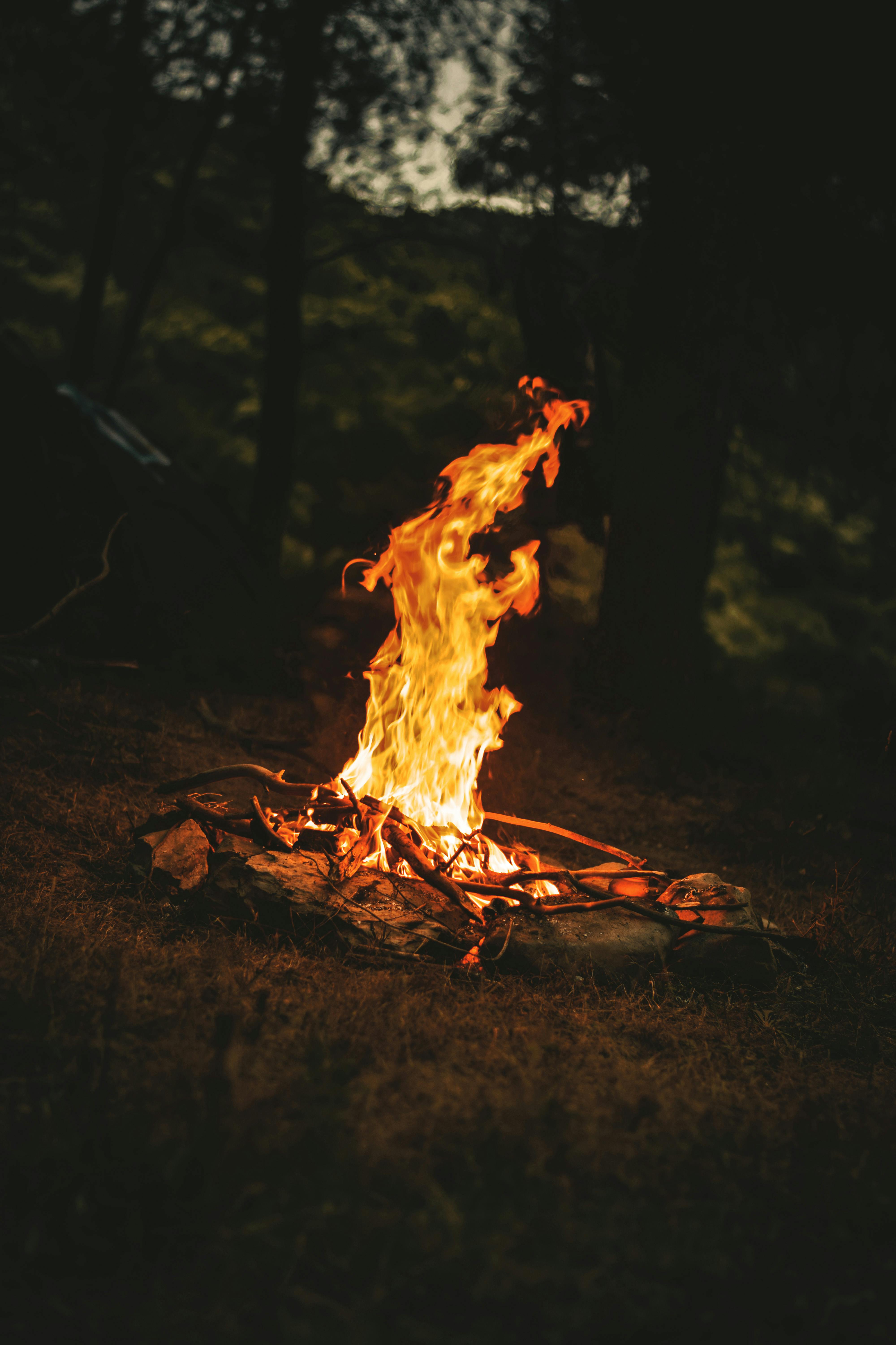 HD wallpaper: bonfire, sparks, travel, camping, burning, fire - natural  phenomenon | Wallpaper Flare