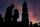 couple silhouette sunset
