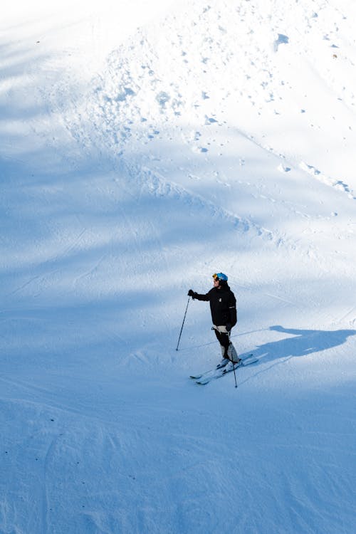 Základová fotografie zdarma na téma lyžařská dovolená, lyžování, osoba