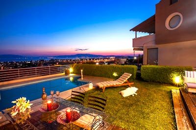Mountain resort view