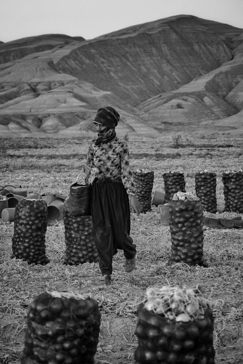 Child Working on Rural Field