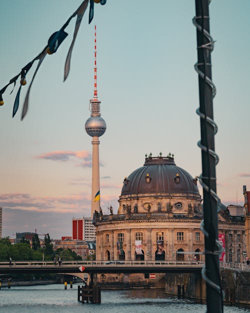 Bode-museum and Fernsehturm in Berlin