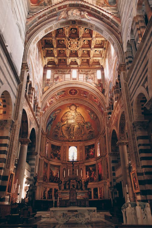 Ornamented Interior of Pisa Cathedral