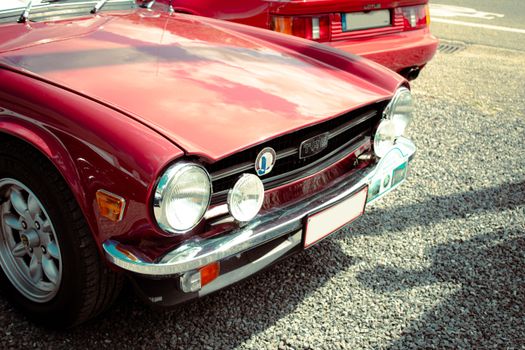 Red Triumph TR6