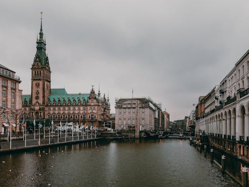Foto stok gratis air, bangunan, Hamburg
