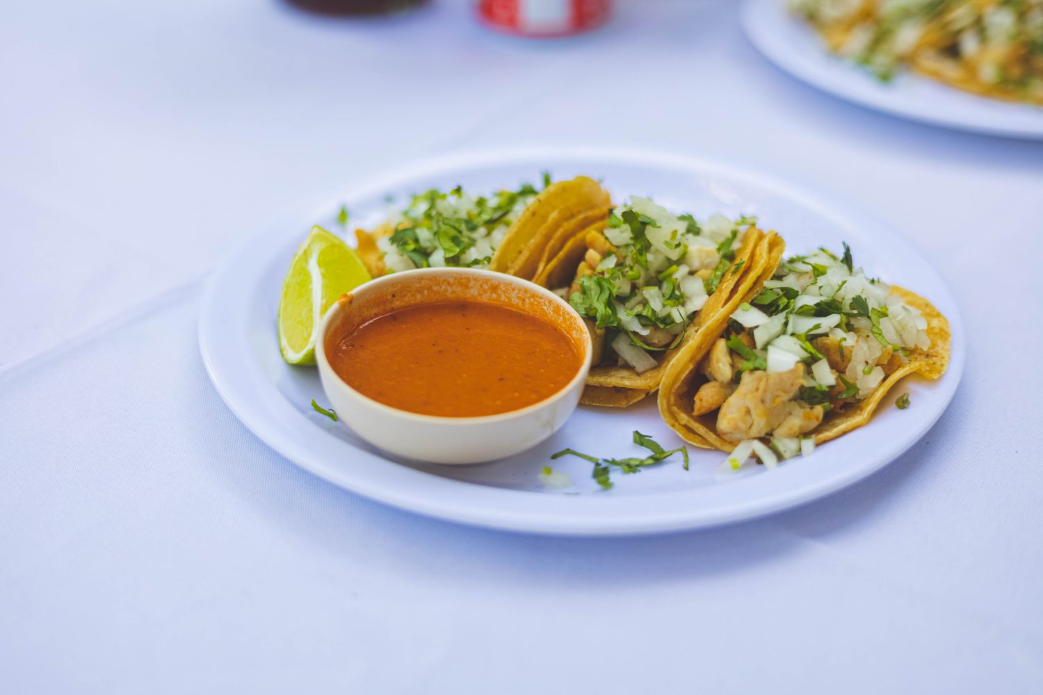 Spiced Shrimp Tacos with Pickled Onion