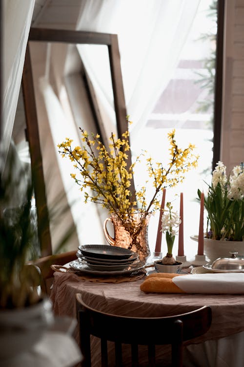 Flowers on Table