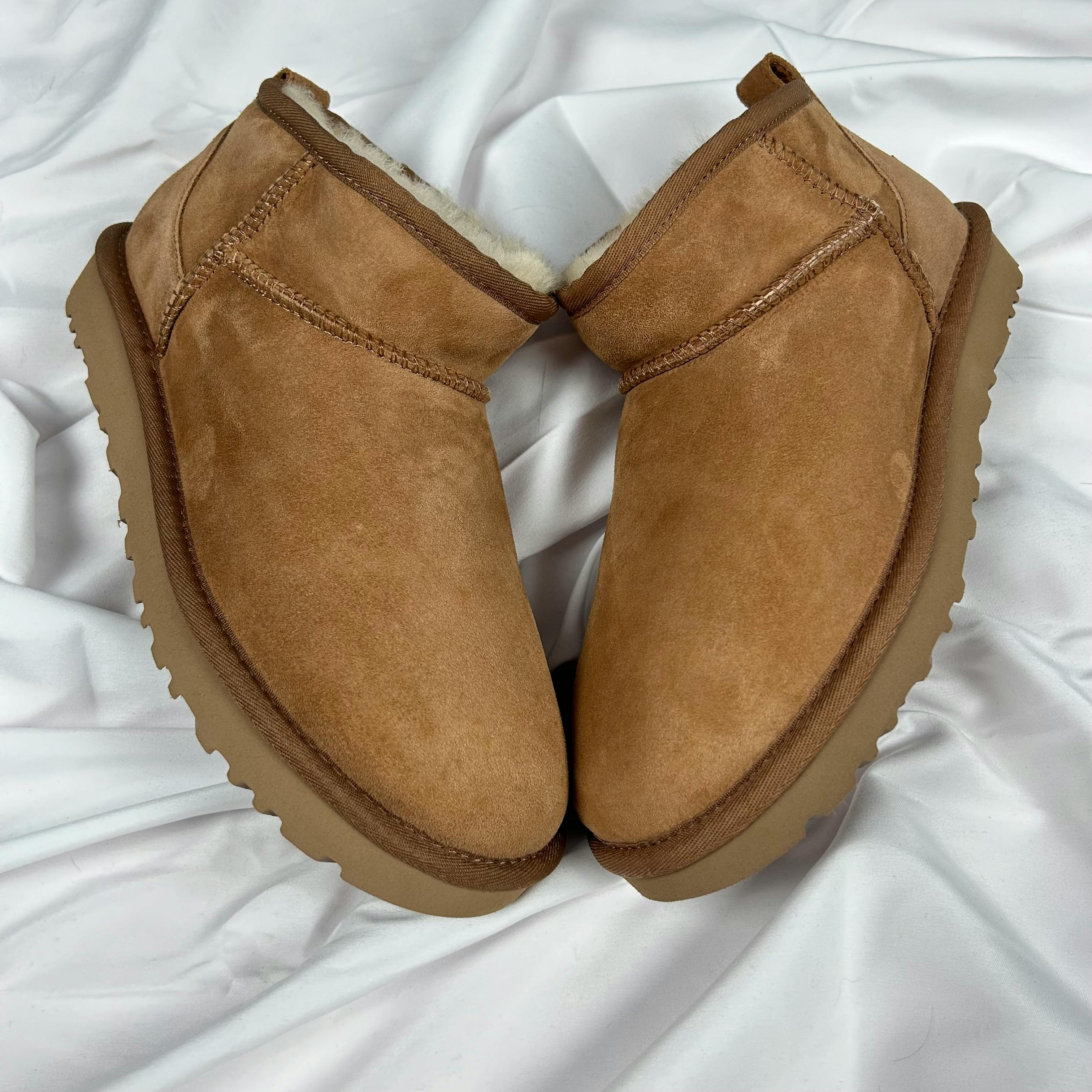 Ugg Boots on White Background Free Stock Photo