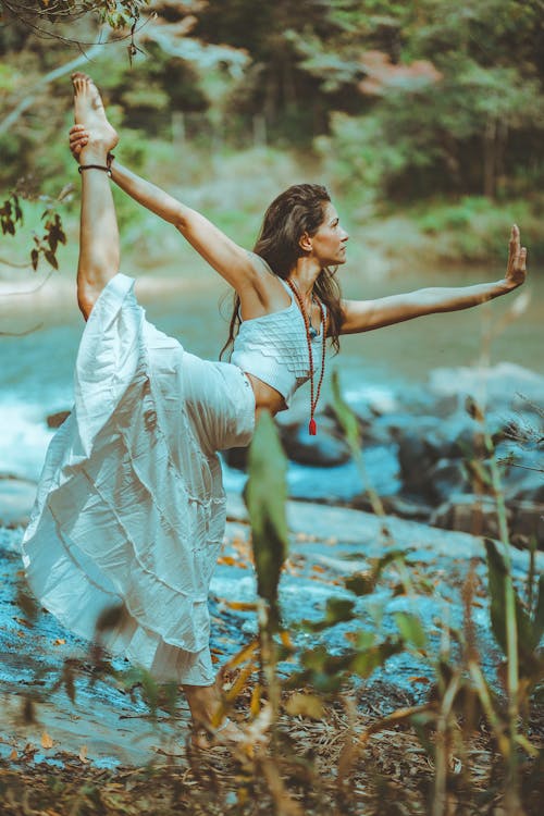 Free Woman Bending Stock Photo