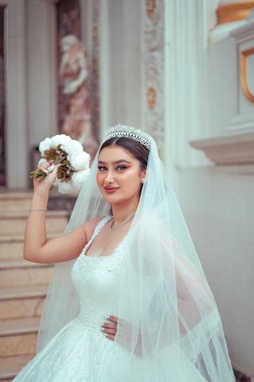 Foto d'estoc gratuïta de dempeus, dona, fotografia del casament