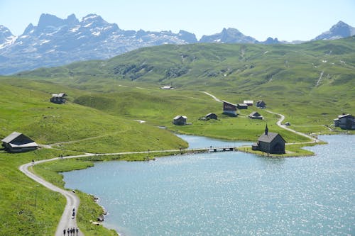 Free Melchsee Lake in Switzerland Stock Photo