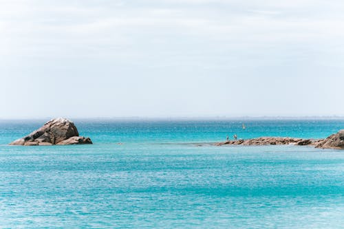 Gratis stockfoto met bewolkt, blauwgroen, eiland
