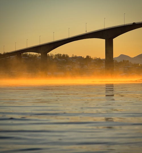 Gratis stockfoto met Alssund-brug, alssundbroen, dageraad