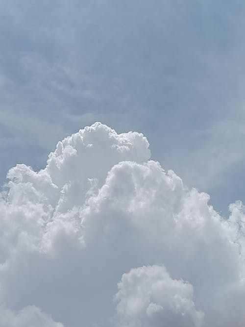 cloudscape, ふわふわ, 垂直ショットの無料の写真素材