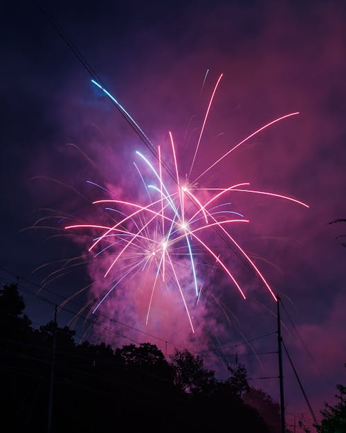 Základová fotografie zdarma na téma čtvrtého července, nový rok, ohňostroje