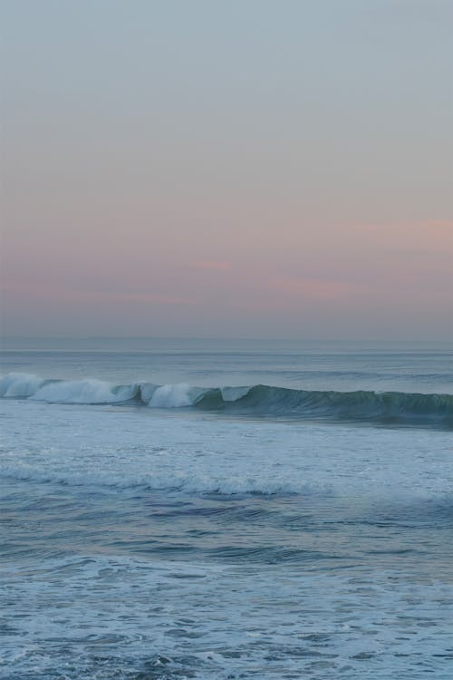 Foto profissional grátis de cair da noite, horizonte, mar