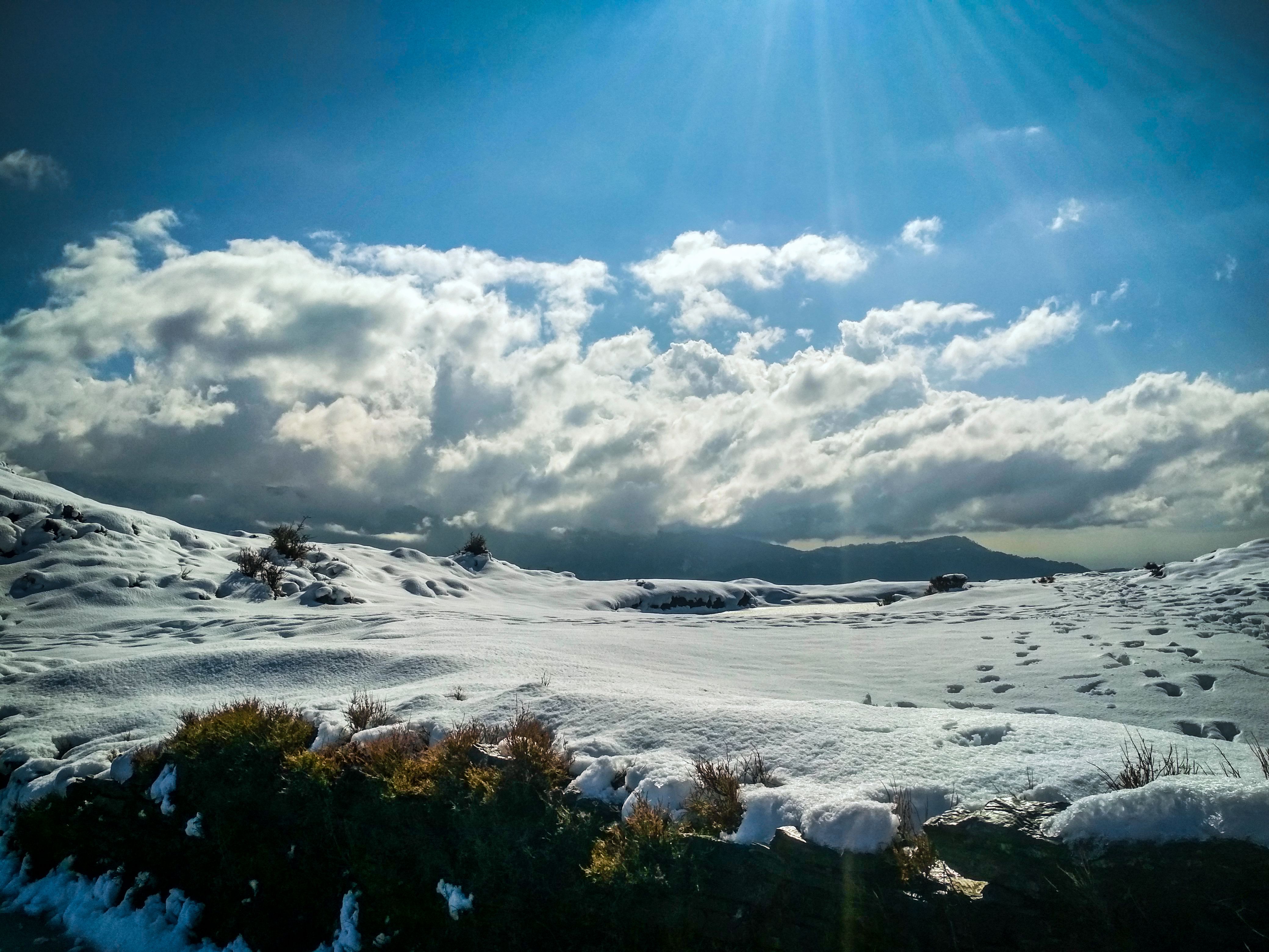 Beautiful reflections of the snow · Free Stock Photo