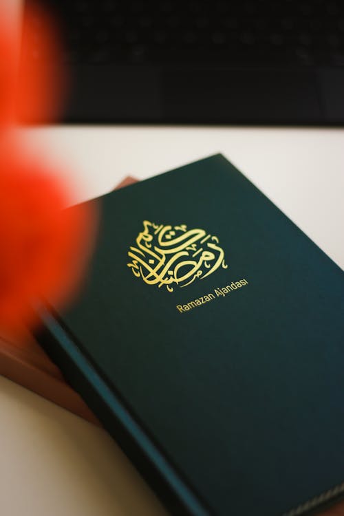 Close-up of a Calendar Lying on a Table 