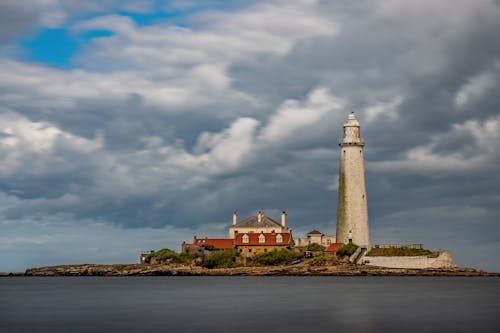 Long Exposure of Thick Clouds over St Marys Lighthouse