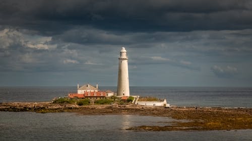 Storm Clouds over St Marys Lighthouse