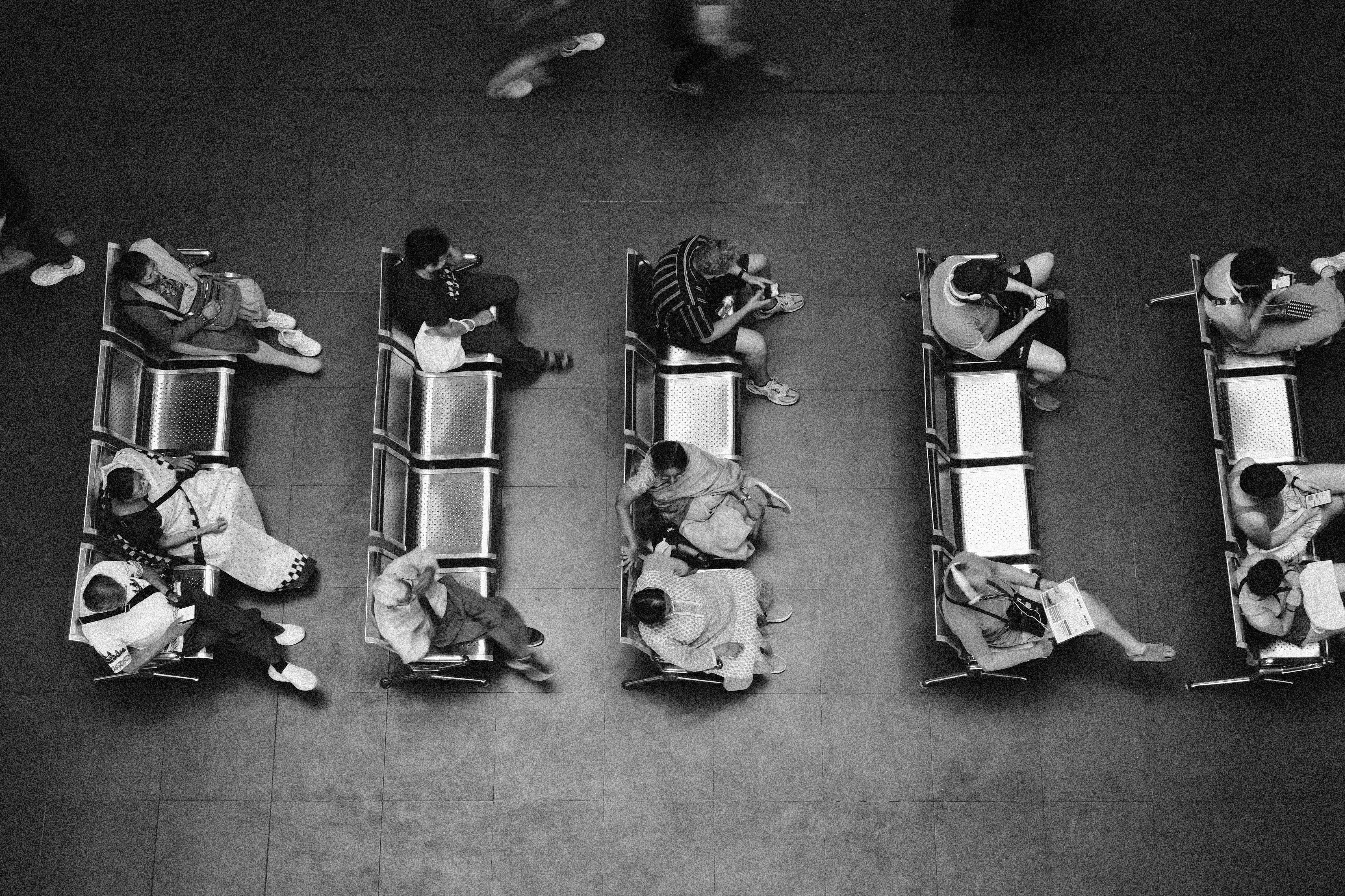 Children Offering Seats To Elderly Or Pregnant Individuals In Public Transportation Or Crowded Waiting Rooms