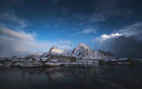 Kostenloses Stock Foto zu berge, häuser, norwegen