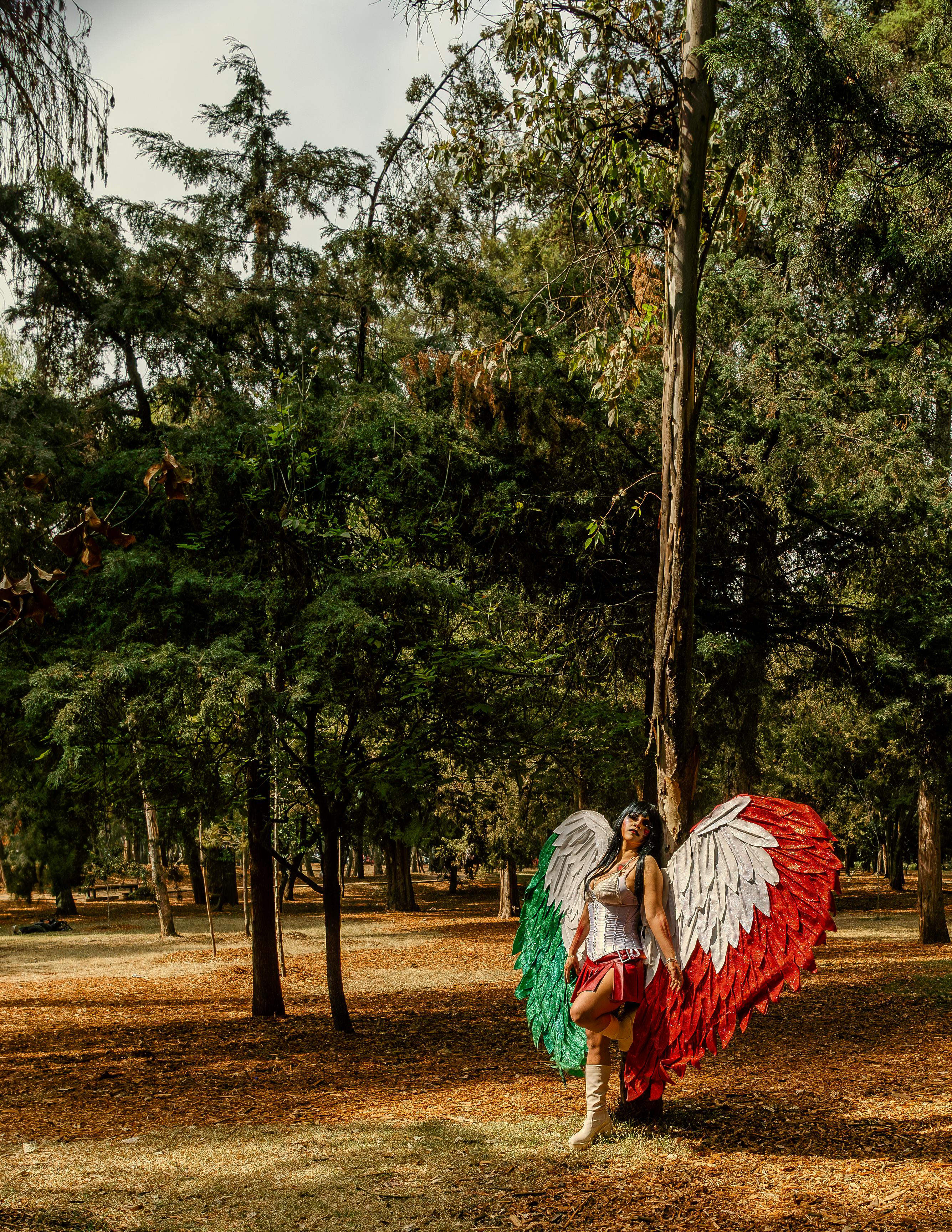 Person typing on a laptop, with data visualisations and charts in the background, representing essential SEO copywriting principles