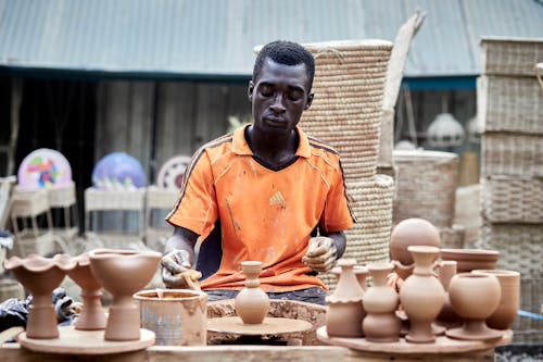 Foto d'estoc gratuïta de africà, argila, art