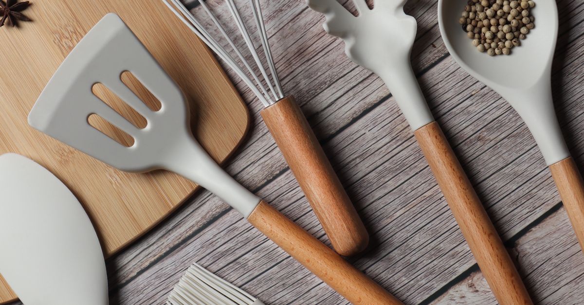 Tools In Cookery Cooking Tools on a Wooden Table · Free Stock Photo