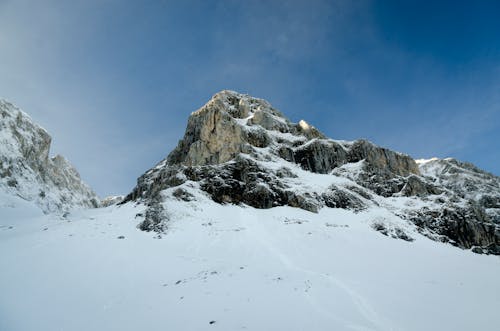 Rocky Mountains Covered with Snow 