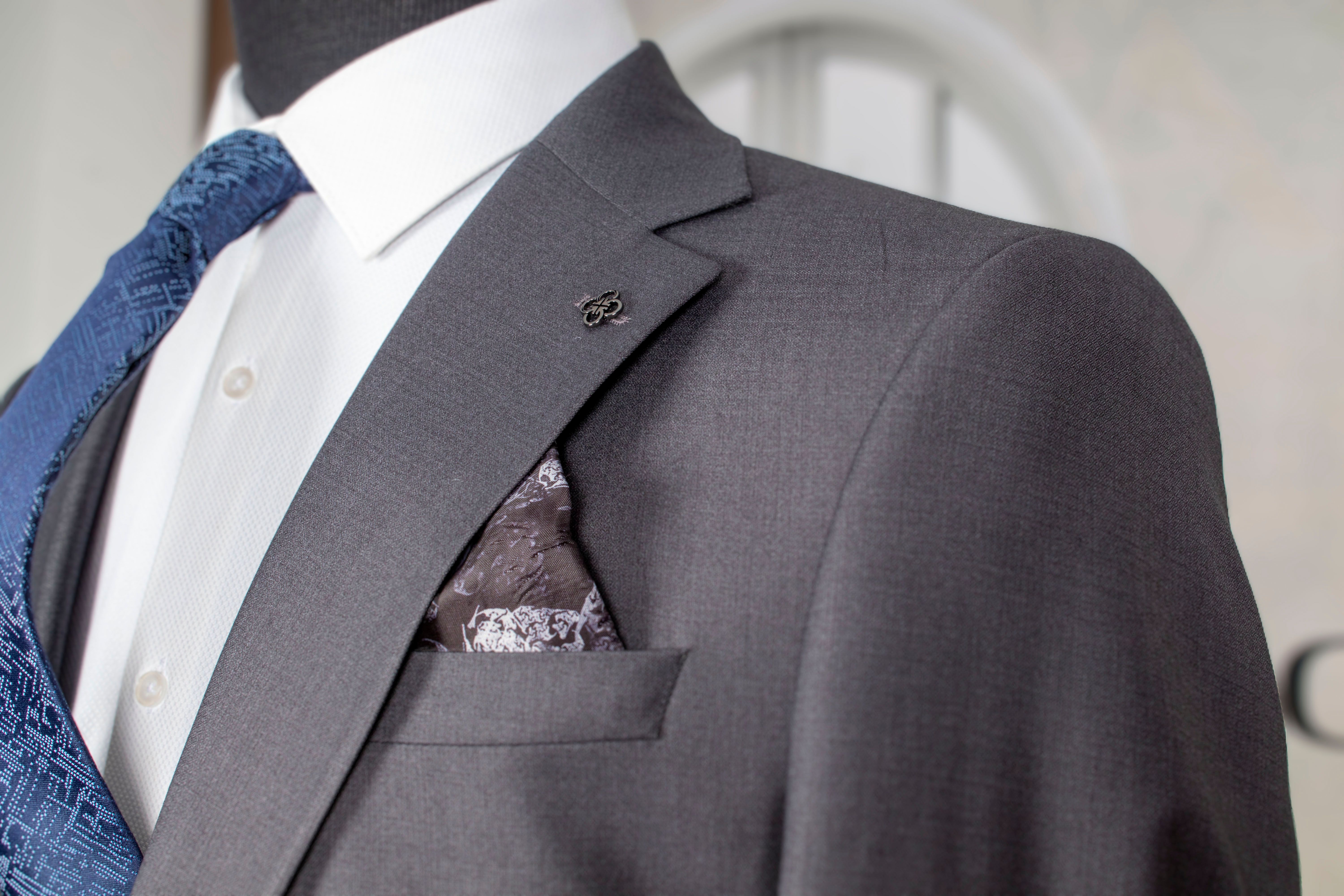 Gray Suit with Tie · Free Stock Photo