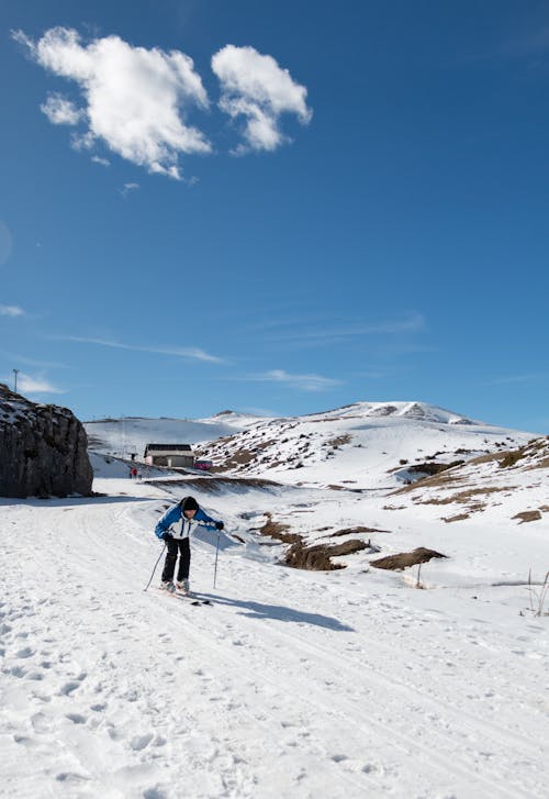 Δωρεάν στοκ φωτογραφιών με άνδρας, βουνά, διακοπές σκι