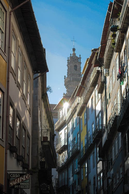 torre dos clérigos vista da ribeira 