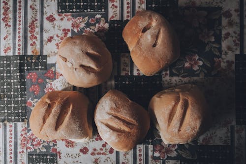 빵, 신선한, 위에서 내려다 본의 무료 스톡 사진